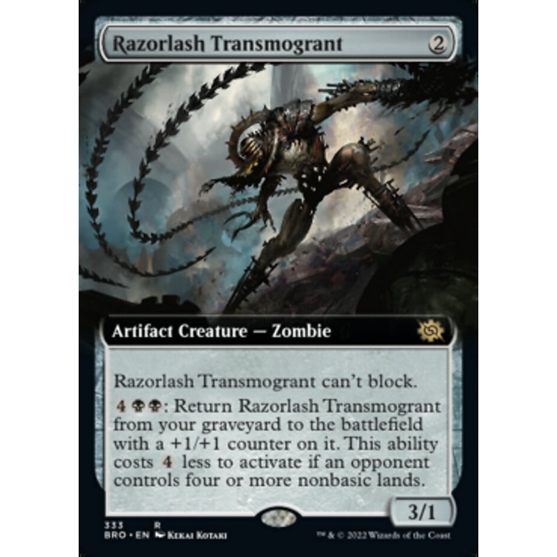 Razorlash Transmogrant (Extended Art) [The Brothers' War]