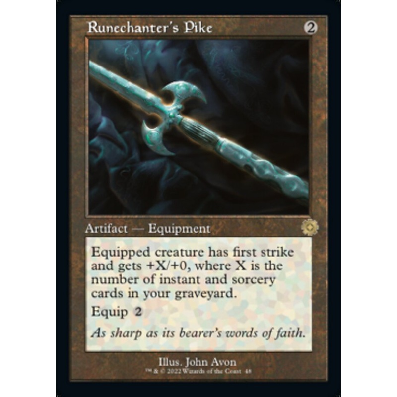 Runechanter's Pike (Retro) [The Brothers' War Retro Artifacts]