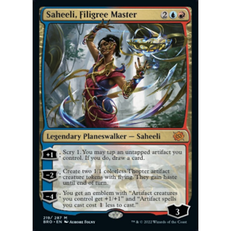 Saheeli, Filigree Master [The Brothers' War]