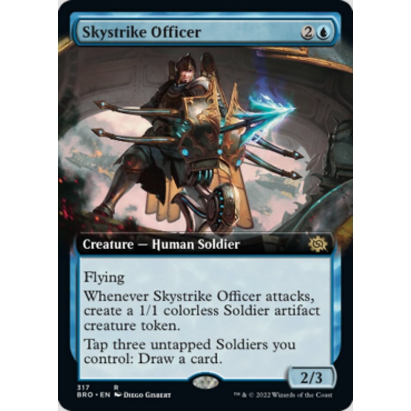 Skystrike Officer (Extended Art) [The Brothers' War]