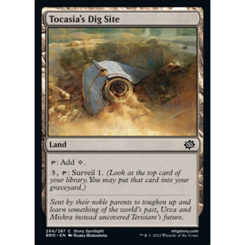 Tocasia's Dig Site [The Brothers' War]