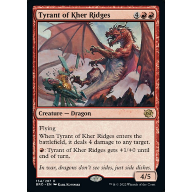 Tyrant of Kher Ridges [The Brothers' War]