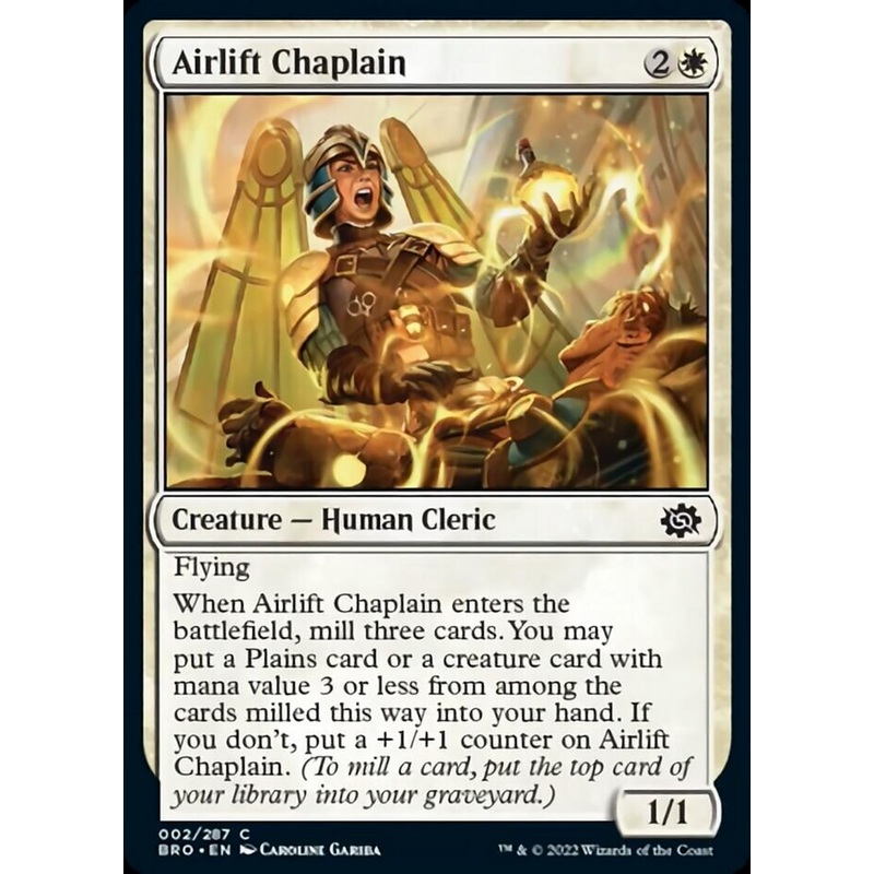 Airlift Chaplain [The Brothers' War]