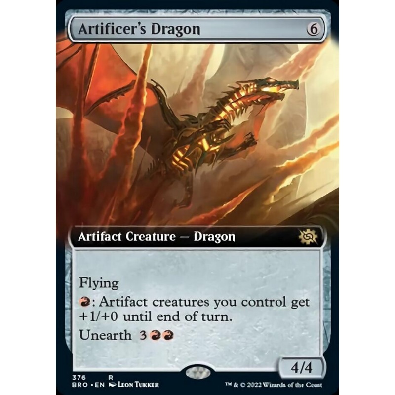 Artificer's Dragon (Extended Art) [The Brothers' War]