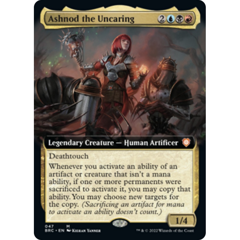 Ashnod the Uncaring (Extended Art) [The Brothers' War Commander]