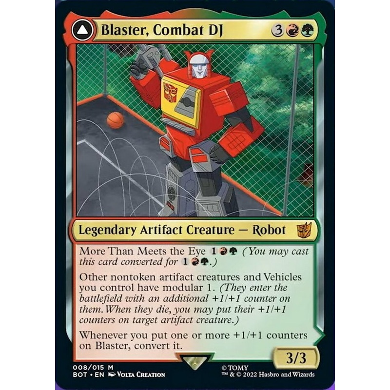 Blaster, Combat DJ // Blaster, Morale Booster [Transformers]
