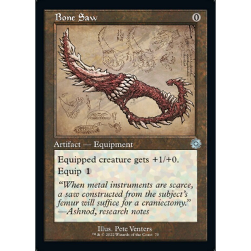 Bone Saw (Retro Schematic) [The Brothers' War Retro Artifacts]