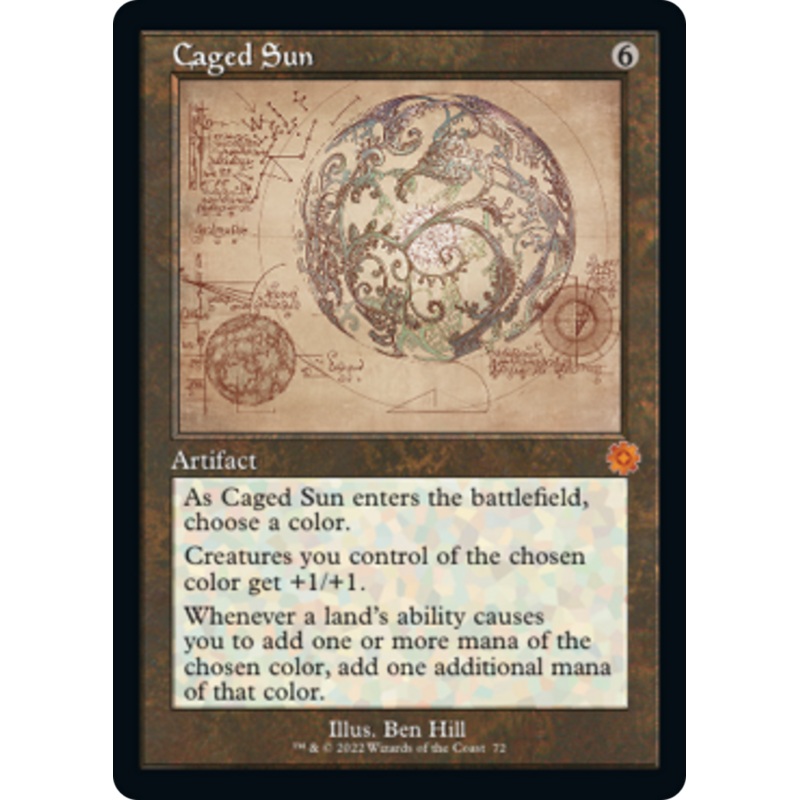 Caged Sun (Retro Schematic) [The Brothers' War Retro Artifacts]