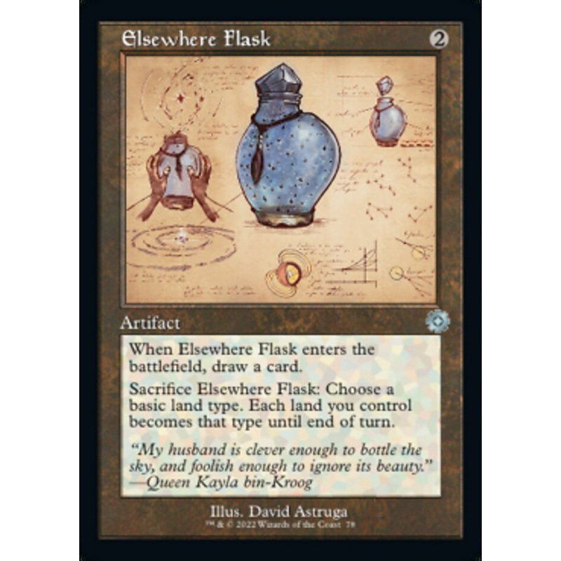 Elsewhere Flask (Retro Schematic) [The Brothers' War Retro Artifacts]