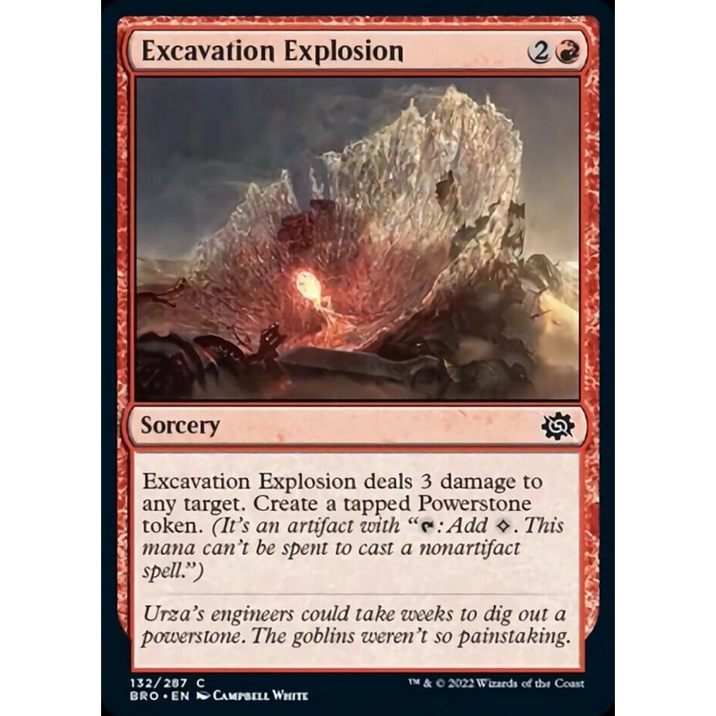 Excavation Explosion [The Brothers' War]