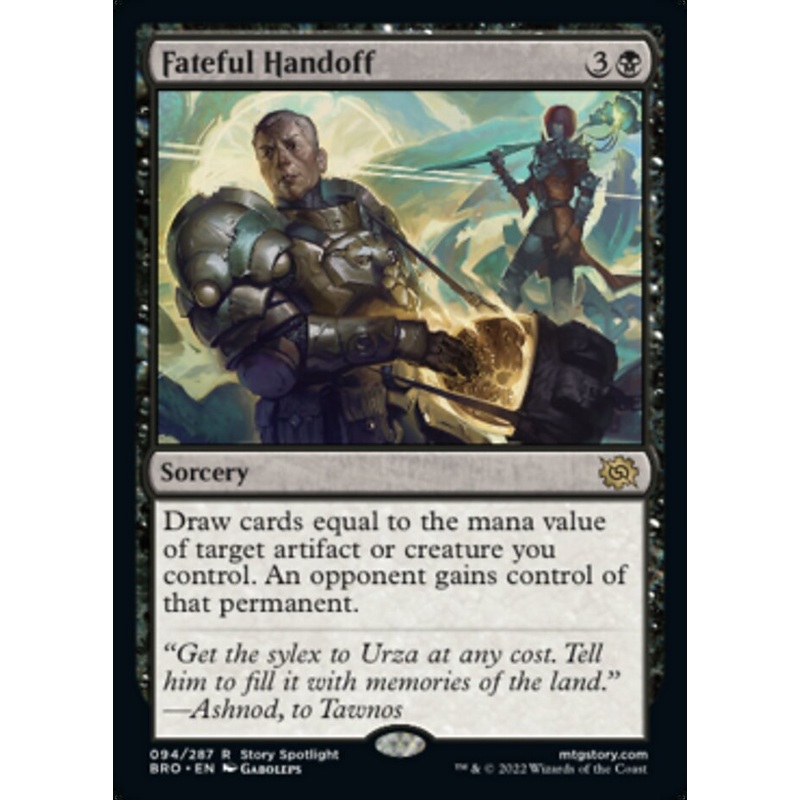 Fateful Handoff [The Brothers' War]