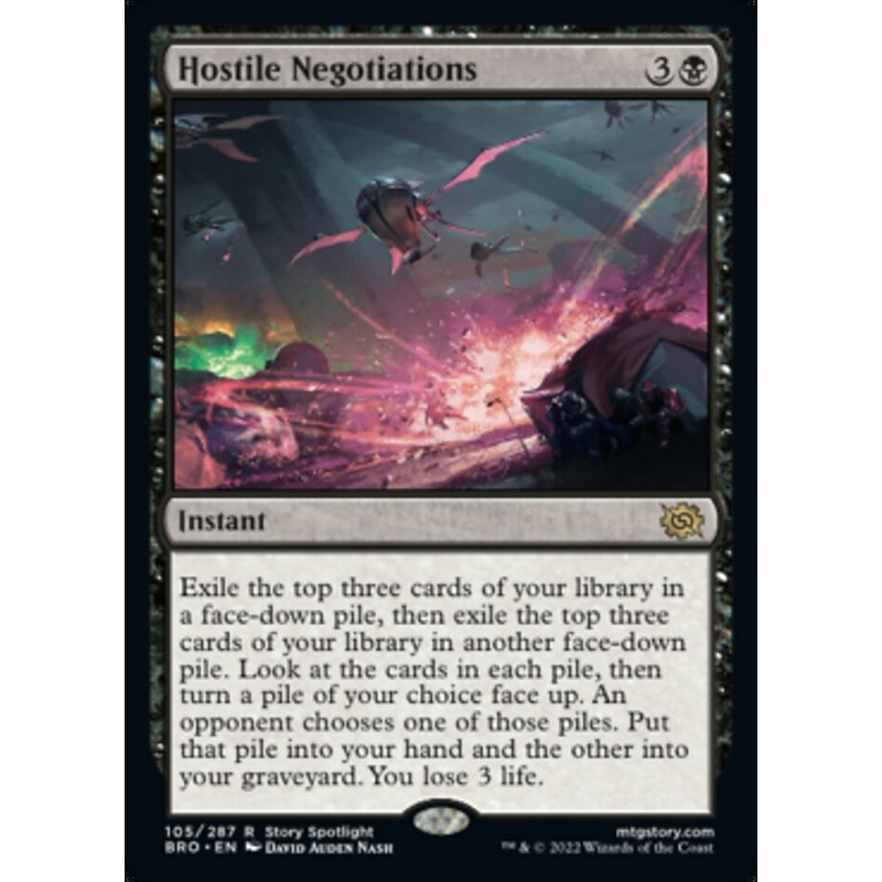 Hostile Negotiations [The Brothers' War]