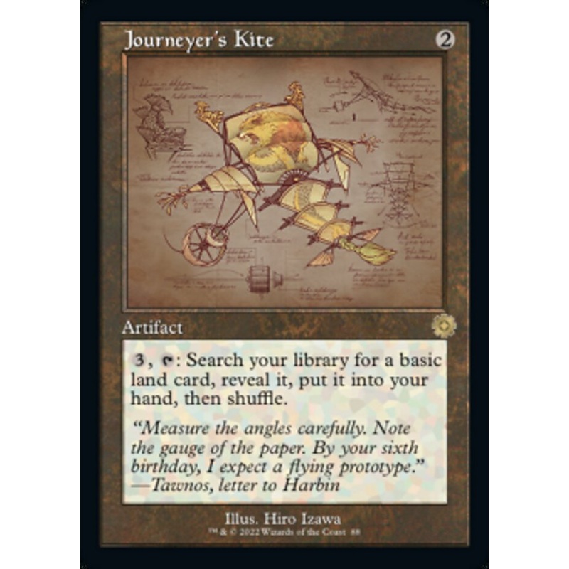 Journeyer's Kite (Retro Schematic) [The Brothers' War Retro Artifacts]