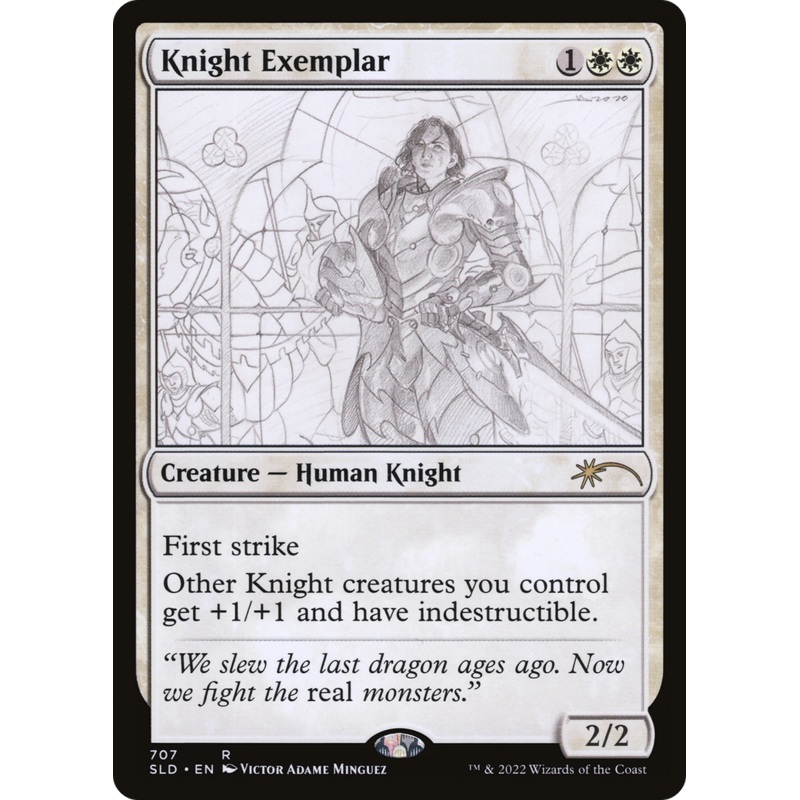 Knight Exemplar (707) [Secret Lair Drop Series]