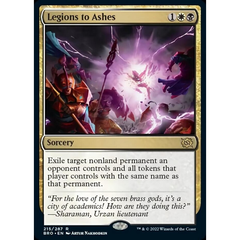 Legions to Ashes [The Brothers' War]