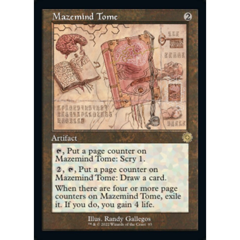 Mazemind Tome (Retro Schematic) [The Brothers' War Retro Artifacts]