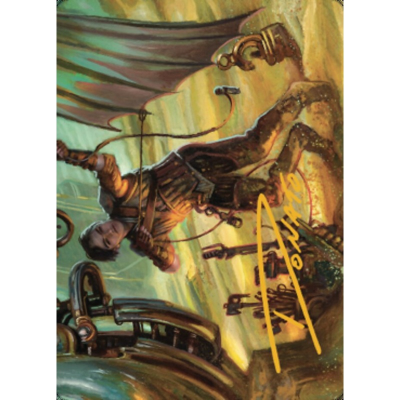 Mishra, Excavation Prodigy Art Card (Gold-Stamped Signature) [The Brothers' War Art Series]