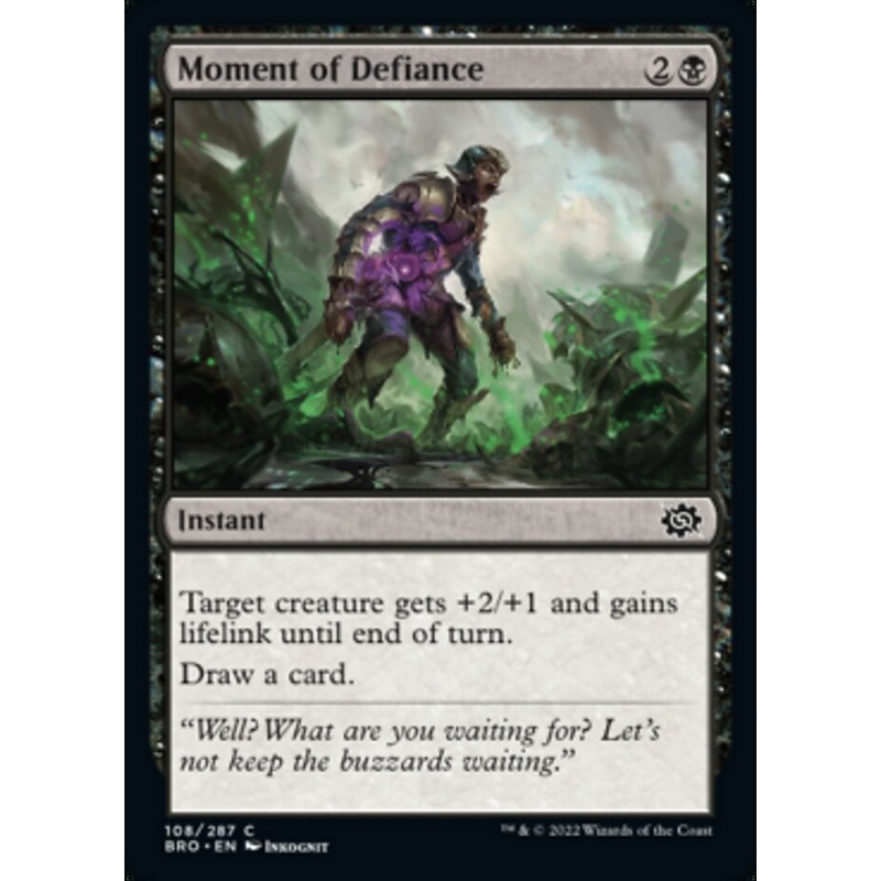 Moment of Defiance [The Brothers' War]