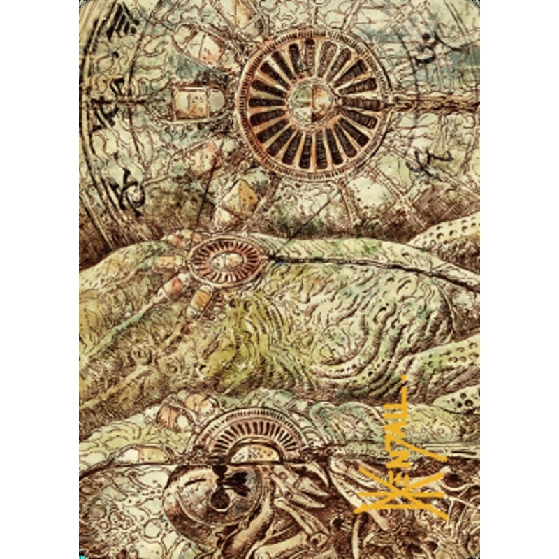 Phyrexian Processor Art Card (Gold-Stamped Signature) [The Brothers' War Art Series]