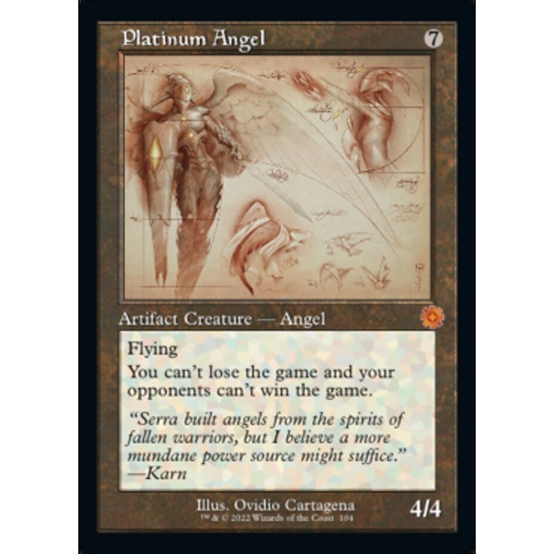 Platinum Angel (Retro Schematic) [The Brothers' War Retro Artifacts]
