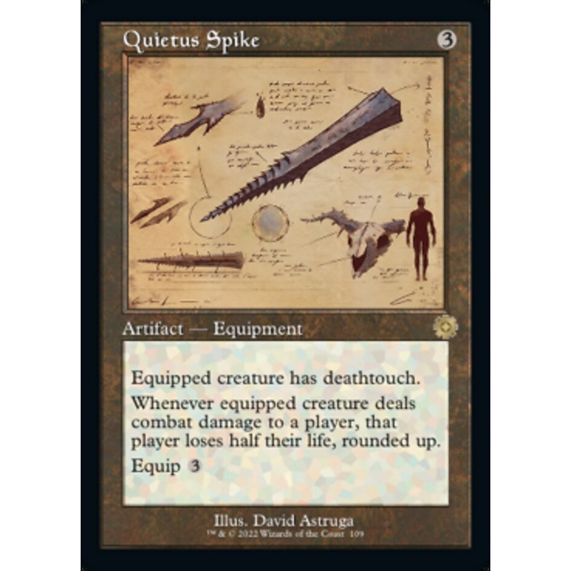 Quietus Spike (Retro Schematic) [The Brothers' War Retro Artifacts]