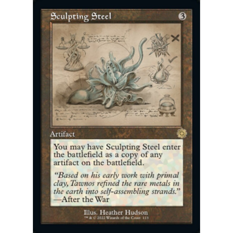 Sculpting Steel (Retro Schematic) [The Brothers' War Retro Artifacts]
