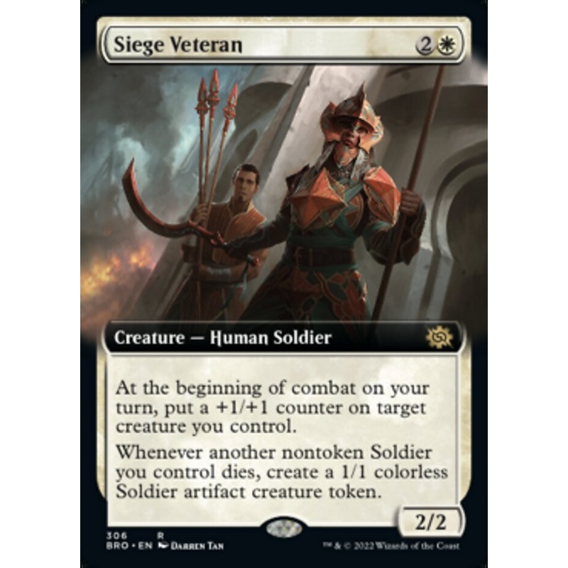 Siege Veteran (Extended Art) [The Brothers' War]