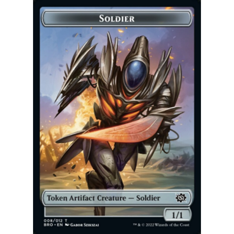 Soldier Token (008) [The Brothers' War Tokens]