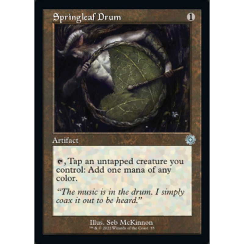 Springleaf Drum (Retro) [The Brothers' War Retro Artifacts]