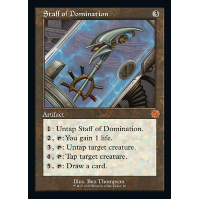 Staff of Domination (Retro) [The Brothers' War Retro Artifacts]