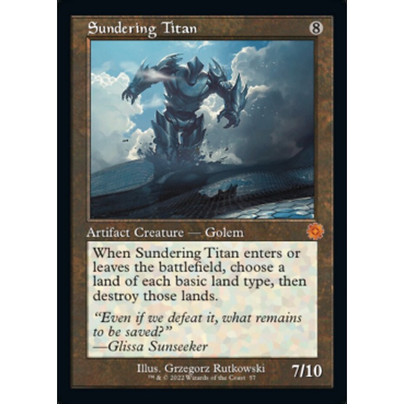 Sundering Titan (Retro) [The Brothers' War Retro Artifacts]