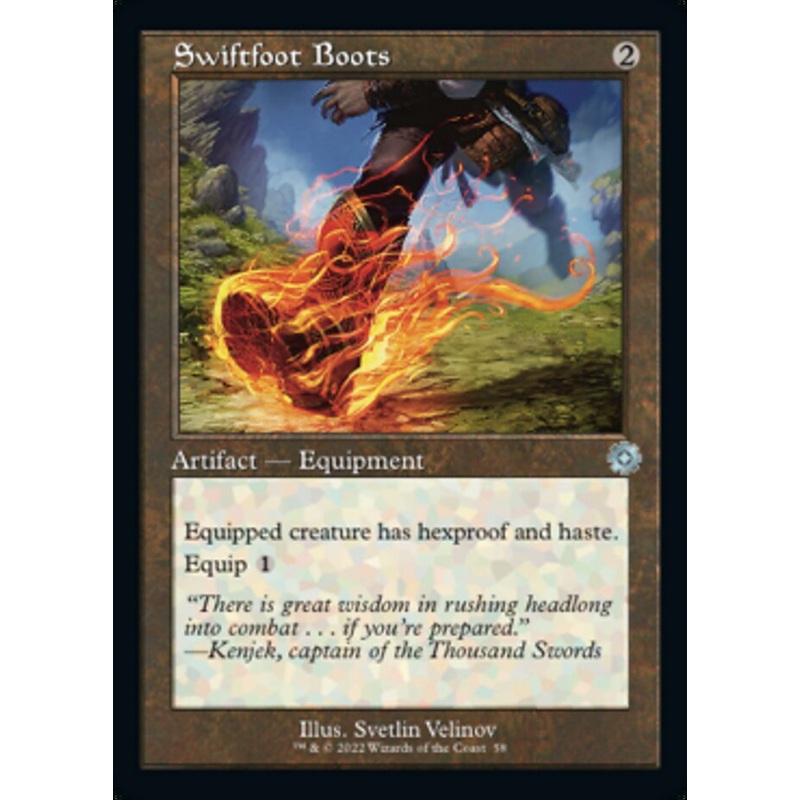 Swiftfoot Boots (Retro) [The Brothers' War Retro Artifacts]