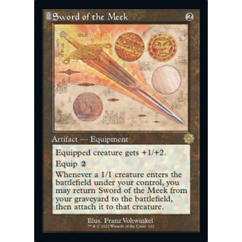 Sword of the Meek (Retro Schematic) [The Brothers' War Retro Artifacts]