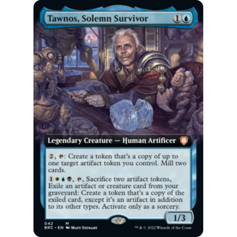 Tawnos, Solemn Survivor (Extended Art) [The Brothers' War Commander]