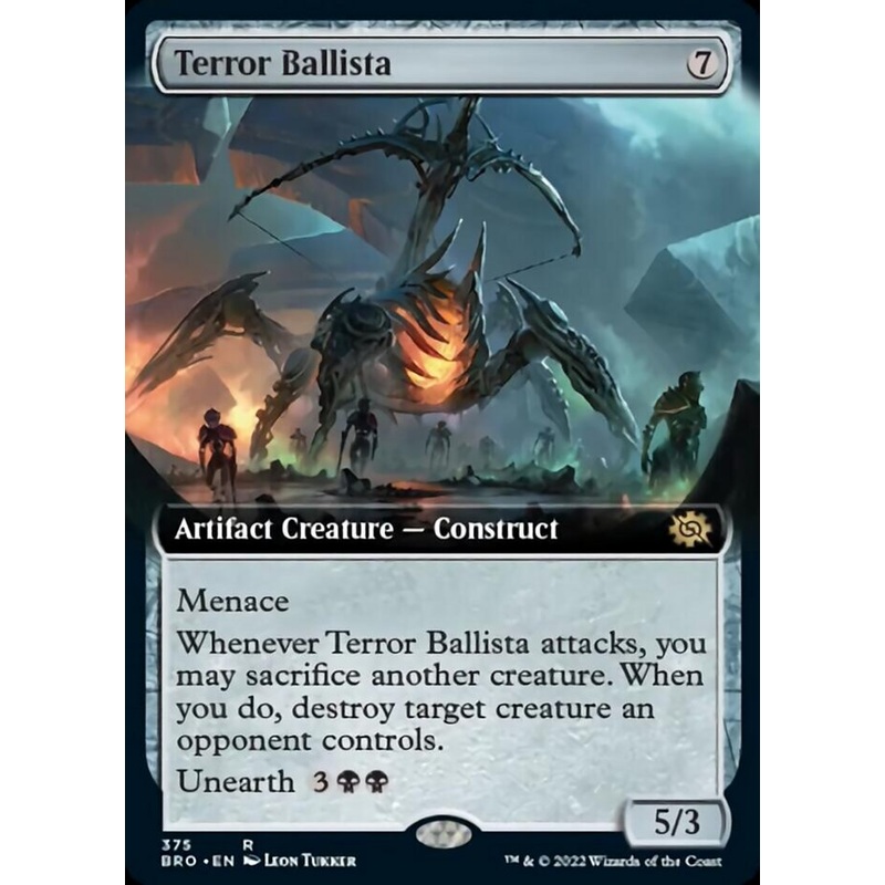 Terror Ballista (Extended Art) [The Brothers' War]
