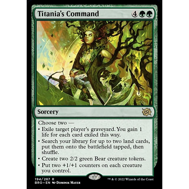 Titania's Command [The Brothers' War]
