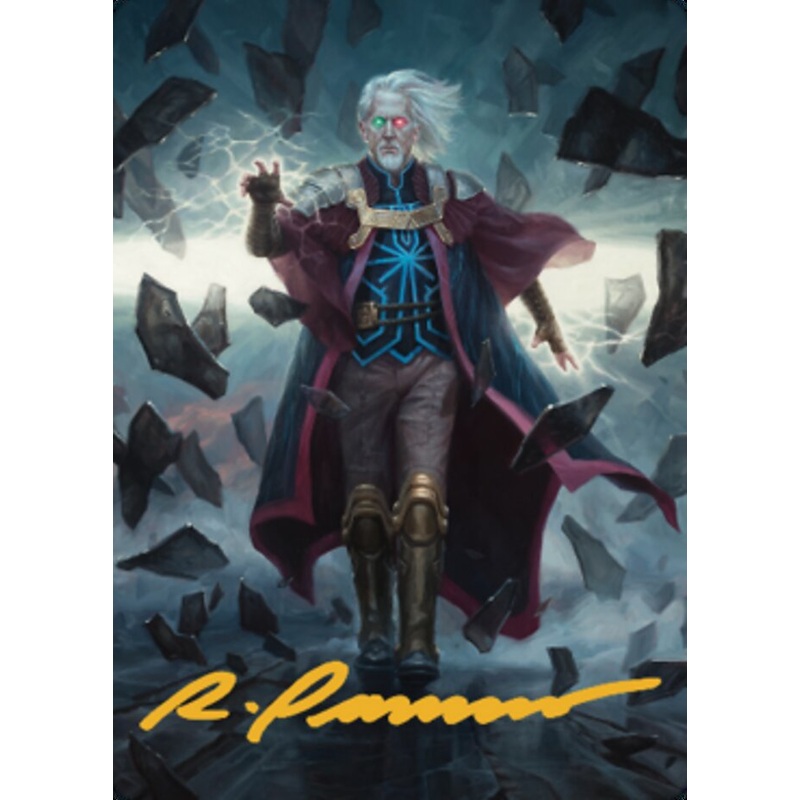 Urza, Planeswalker Art Card (Gold-Stamped Signature) [The Brothers' War Art Series]