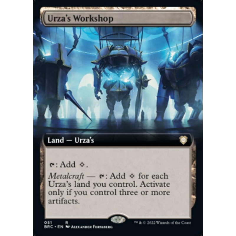 Urza's Workshop (Extended Art) [The Brothers' War Commander]