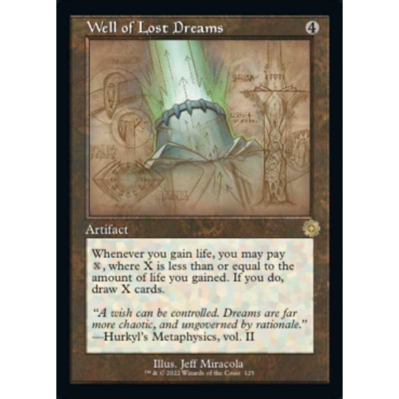 Well of Lost Dreams (Retro Schematic) [The Brothers' War Retro Artifacts]