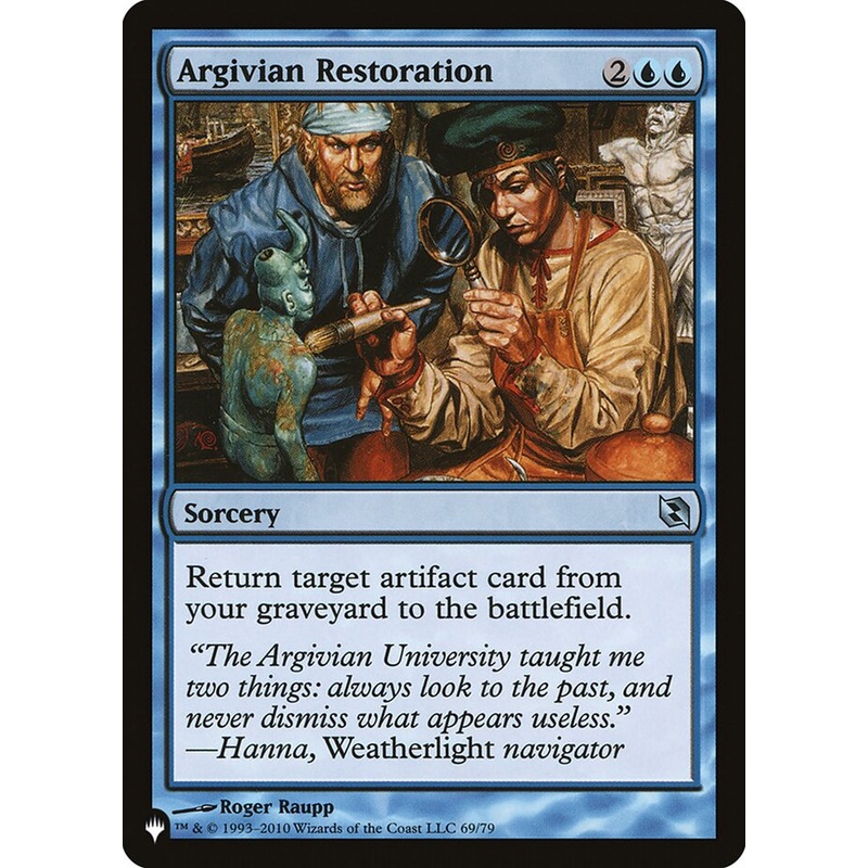 Argivian Restoration [The List]