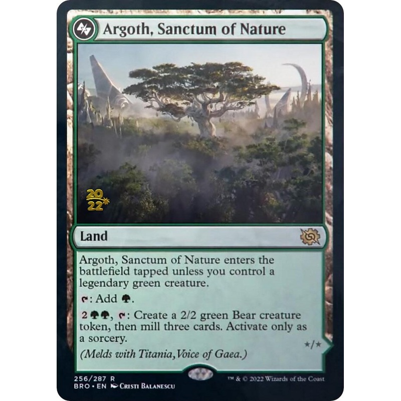 Argoth, Sanctum of Nature [The Brothers' War Prerelease Promos]