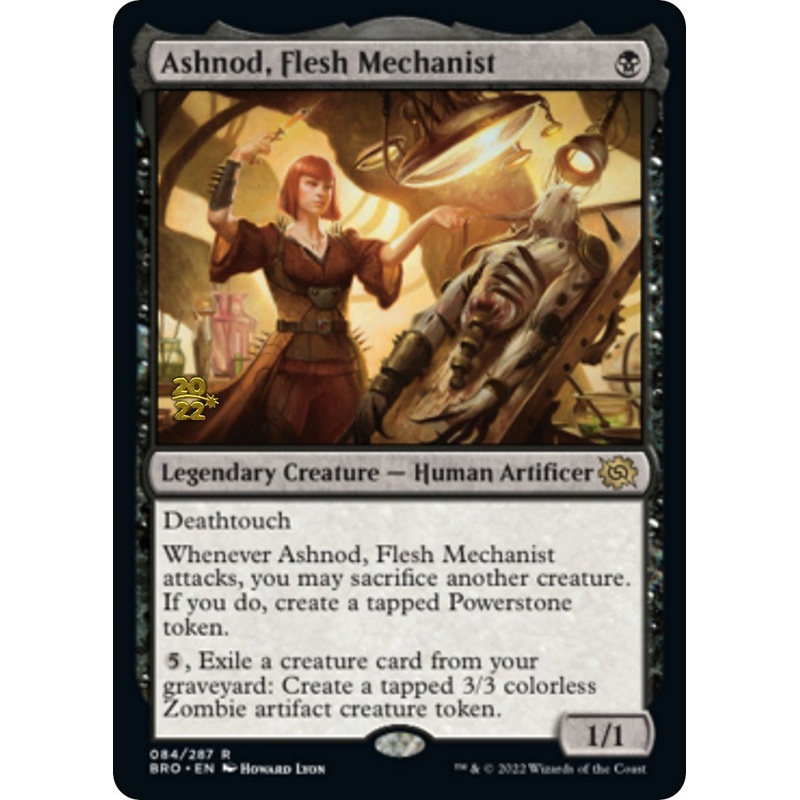 Ashnod, Flesh Mechanist [The Brothers' War Prerelease Promos]