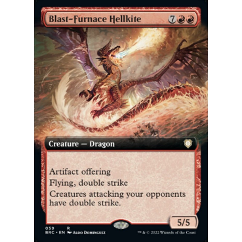 Blast-Furnace Hellkite (Extended Art) [The Brothers' War Commander]