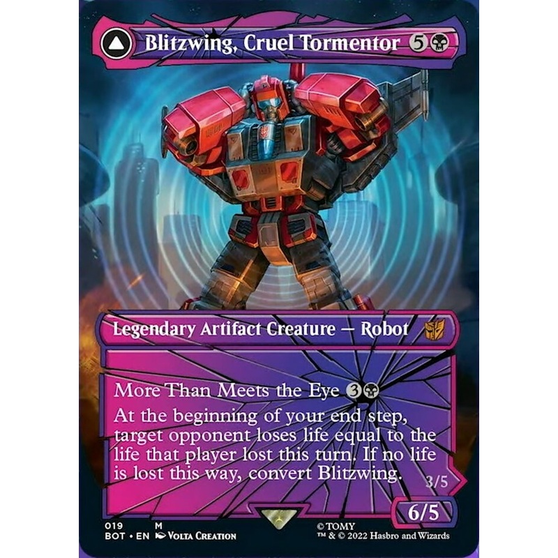 Blitzwing, Cruel Tormentor // Blitzwing, Adaptive Assailant (Shattered Glass) [Transformers]