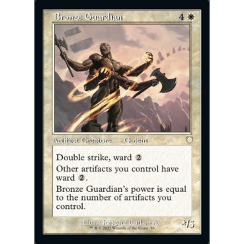 Bronze Guardian (Retro) [The Brothers' War Commander]