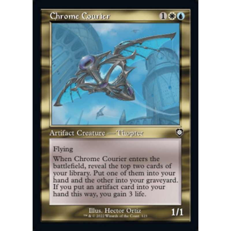 Chrome Courier (Retro) [The Brothers' War Commander]