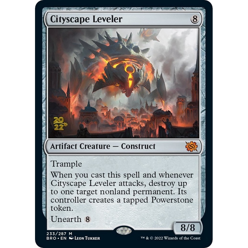 Cityscape Leveler [The Brothers' War Prerelease Promos]