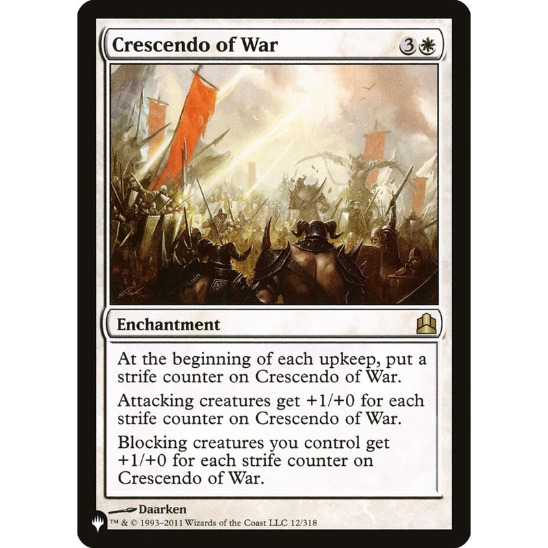Crescendo of War [The List]