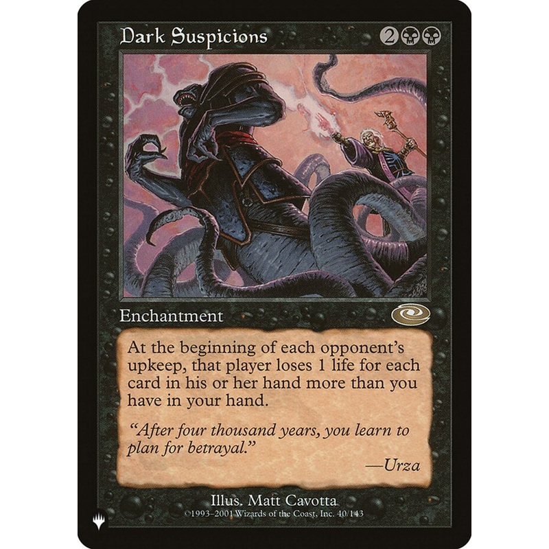 Dark Suspicions [The List]