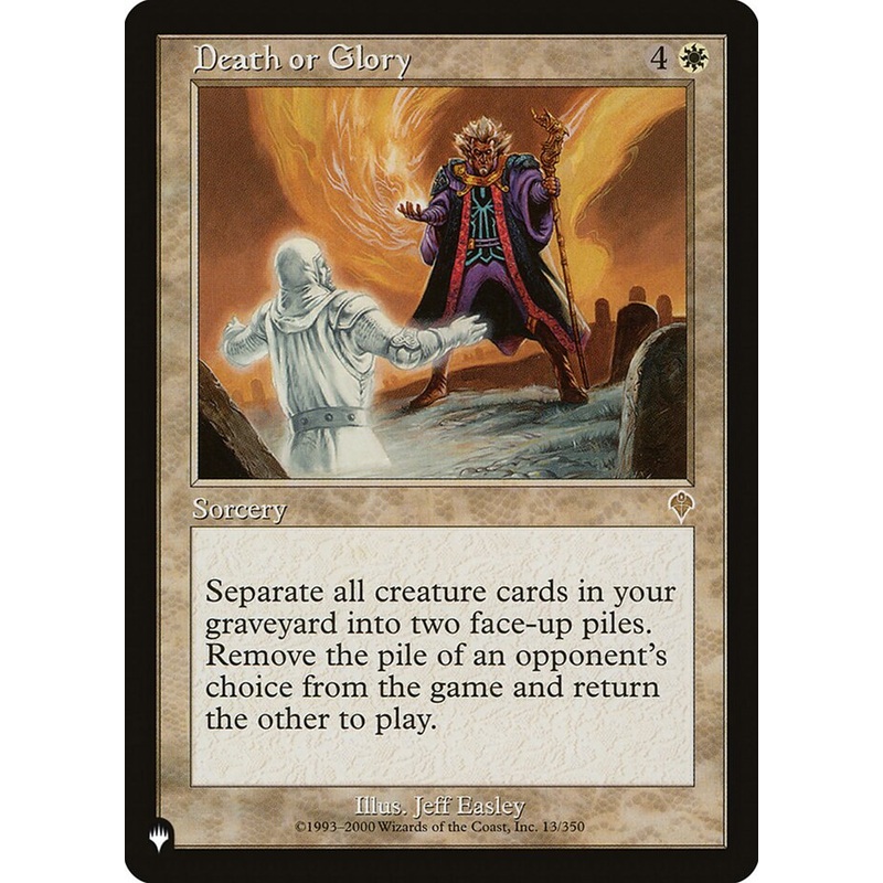 Death or Glory [The List]
